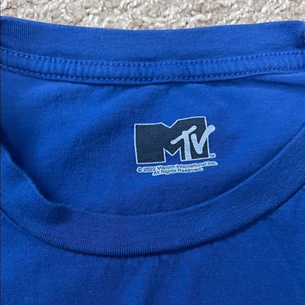 MTV Vibrant Blue Spring Break Tee - Picture 2 of 5